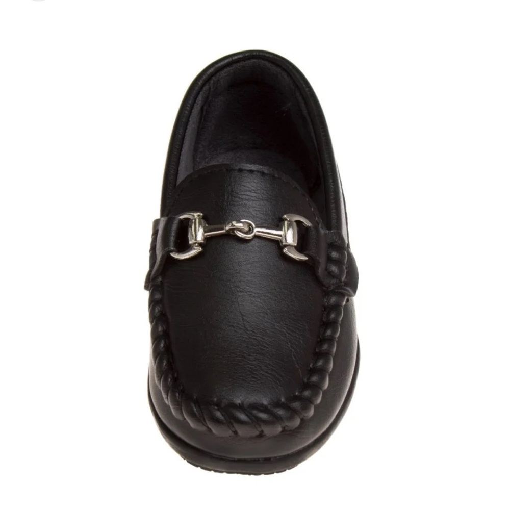 Josmo Kids Black Dress Loafers